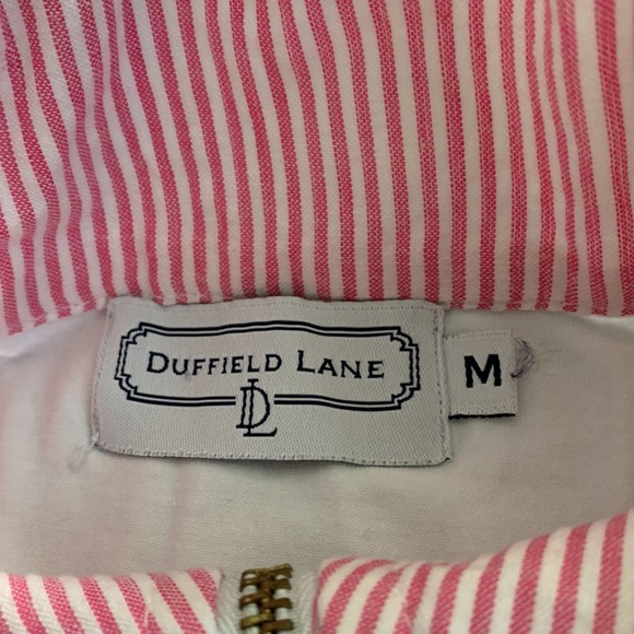 Duffield Lane pink seersucker popover - Picture 3 of 6